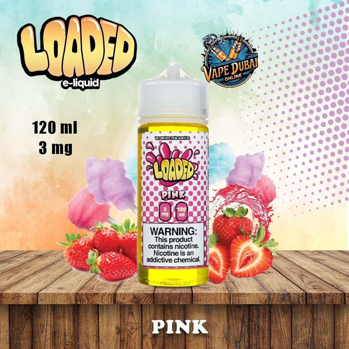 Loaded E-Liquid 120ml (3mg) by Ruthless – Premium Vape Juice Dubai UAE