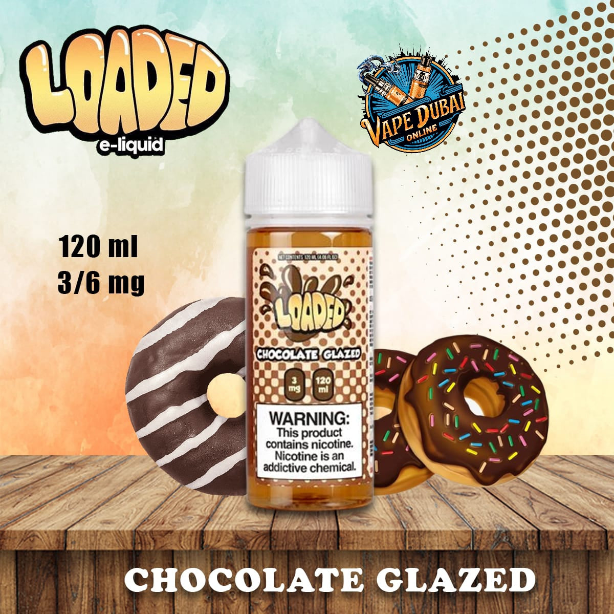 Loaded E-Liquid 120ml (3mg) by Ruthless – Premium Vape Juice Dubai UAE