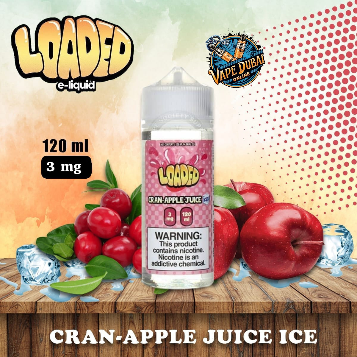 Loaded E-Liquid 120ml (3mg) by Ruthless – Premium Vape Juice Dubai UAE