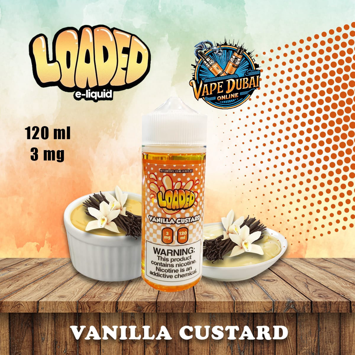 Loaded E-Liquid 120ml (3mg) by Ruthless – Premium Vape Juice Dubai UAE