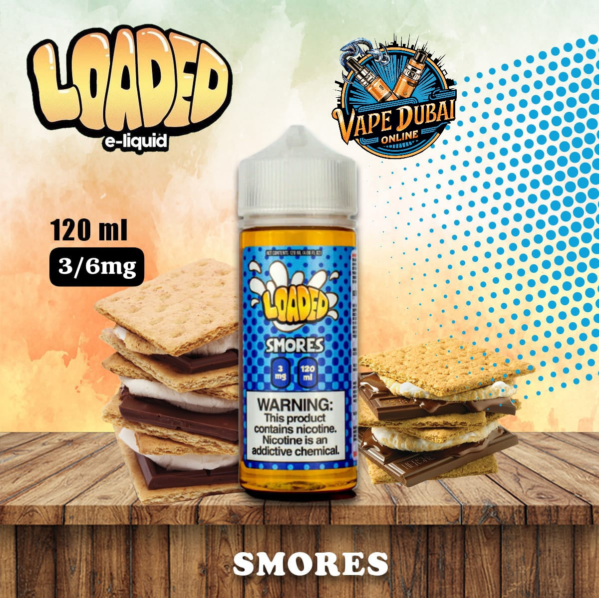 Loaded E-Liquid 120ml (3mg) by Ruthless – Premium Vape Juice Dubai UAE