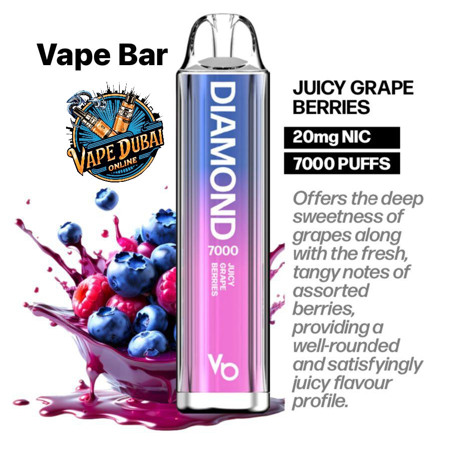Vapes Bars Diamond 7000 Puffs Disposable Vape – Dubai UAE