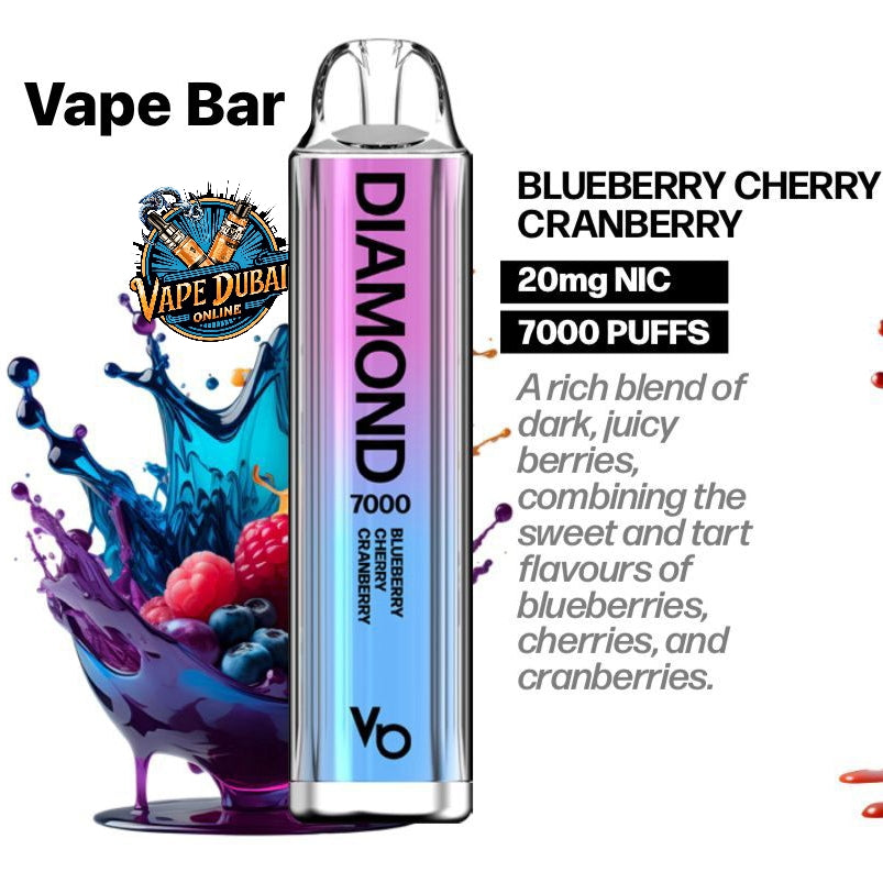 Vapes Bars Diamond 7000 Puffs Disposable Vape – Dubai UAE