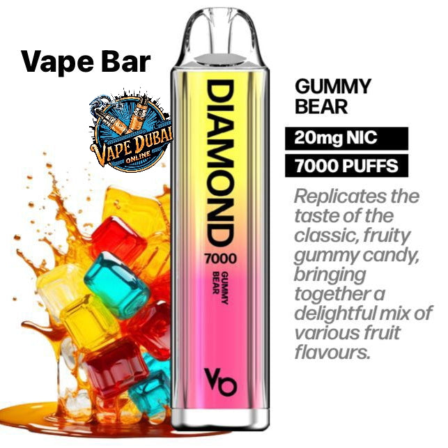 Vapes Bars Diamond 7000 Puffs Disposable Vape – Dubai UAE