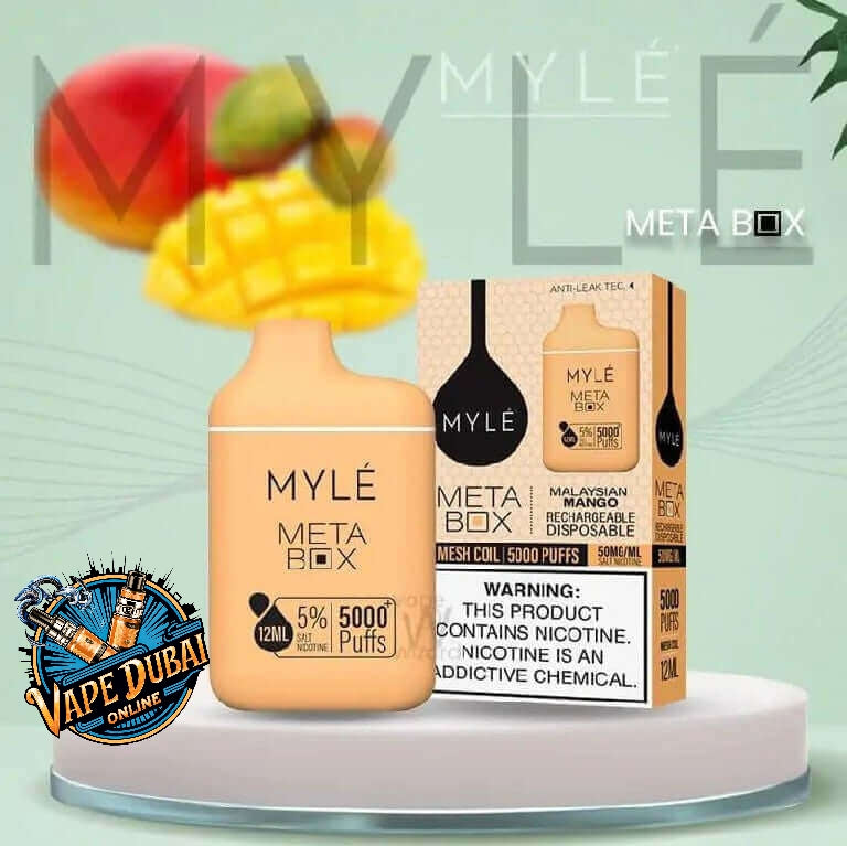 Buy MYLE Meta Box 5000 PUFFS 5% Disposable Vape in Dubai UAE