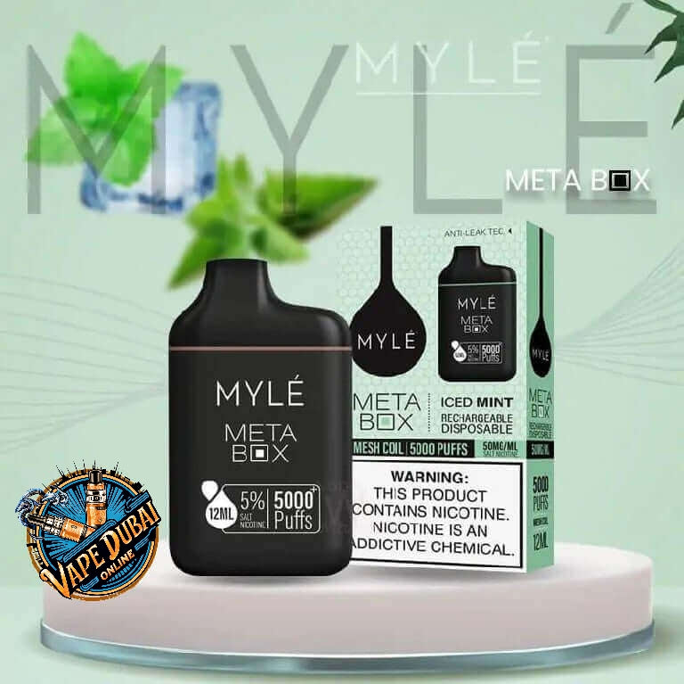 Buy MYLE Meta Box 5000 PUFFS 5% Disposable Vape in Dubai UAE