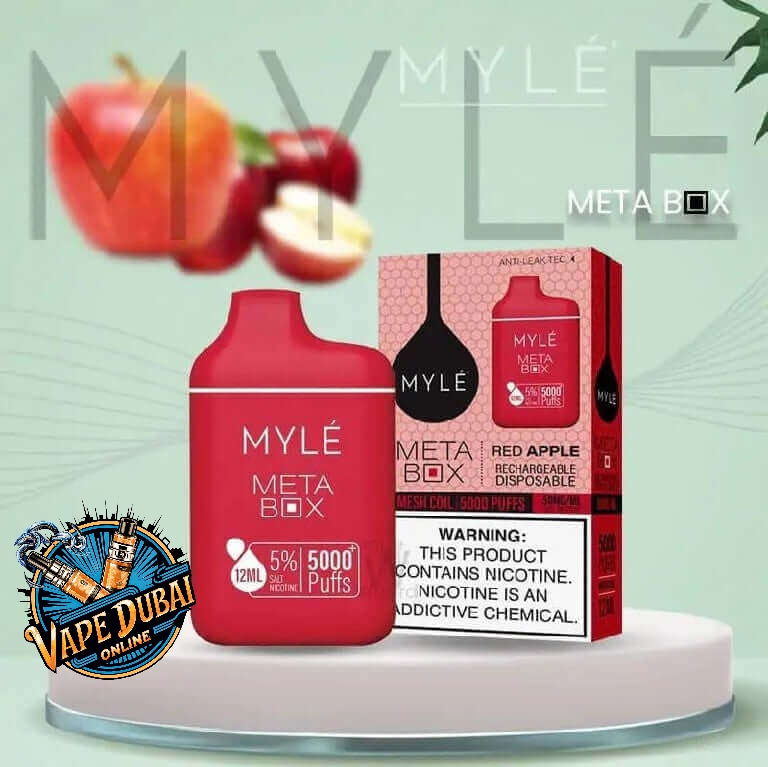 Buy MYLE Meta Box 5000 PUFFS 5% Disposable Vape in Dubai UAE