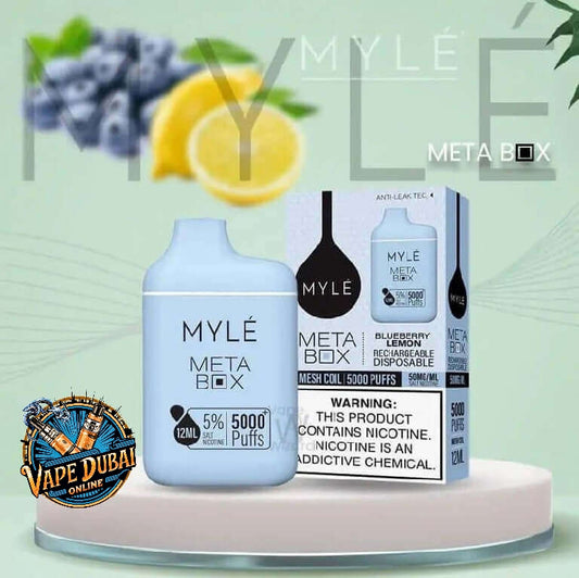Buy MYLE Meta Box 5000 PUFFS 5% Disposable Vape in Dubai UAE