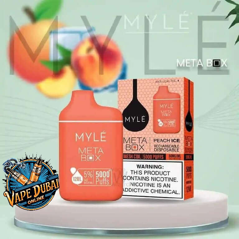 Buy MYLE Meta Box 5000 PUFFS 5% Disposable Vape in Dubai UAE