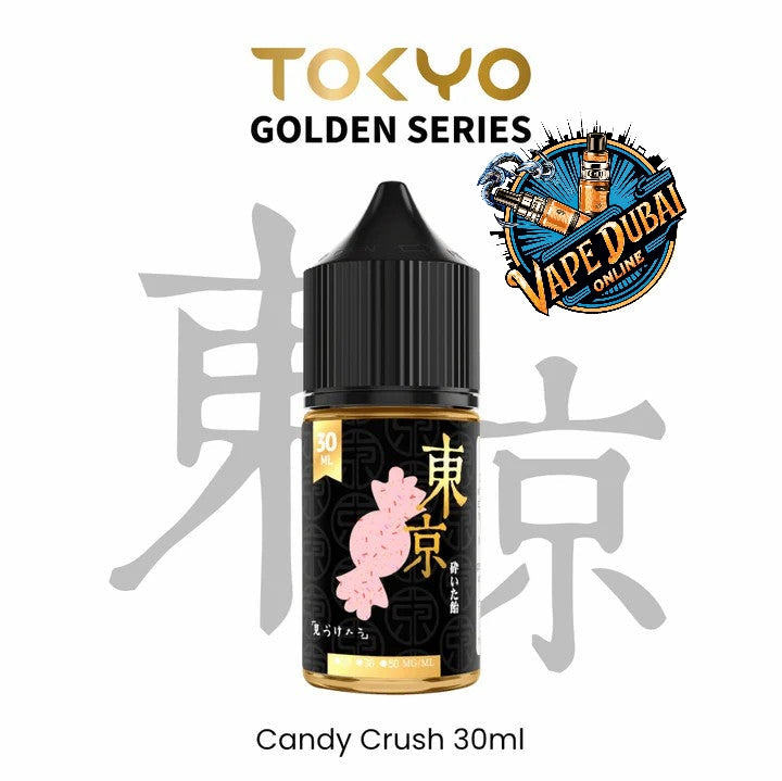Tokyo Golden Series Salt Nic 30ml | 30mg & 50mg | Dubai Vape Juice