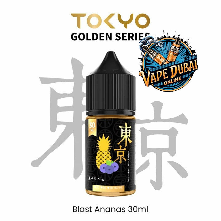 Tokyo Golden Series Salt Nic 30ml | 30mg & 50mg | Dubai Vape Juice