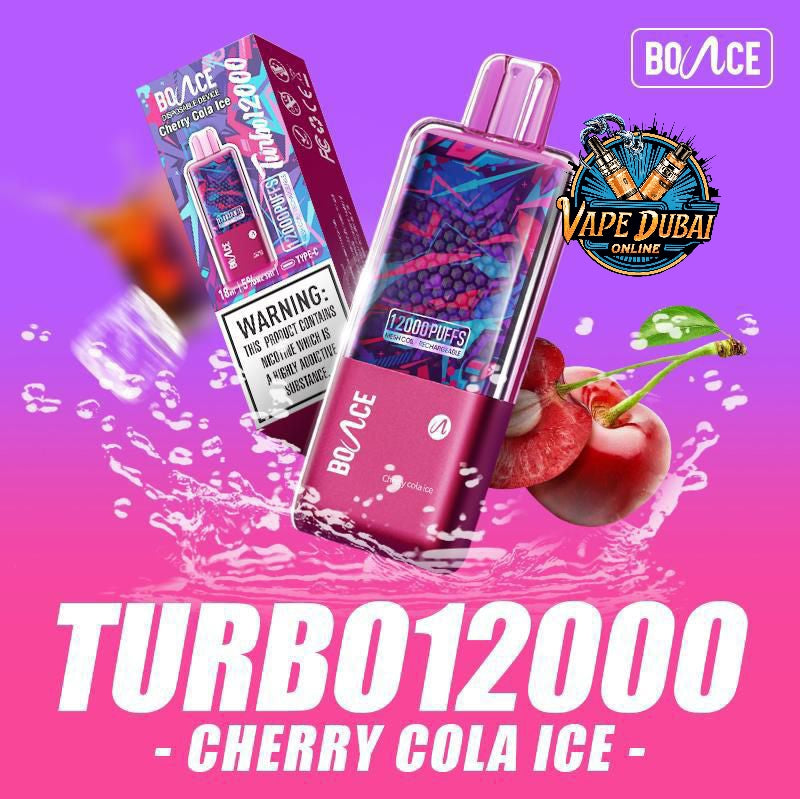 Bounce Turbo 12000 Puffs Disposable Vape – 5% Nicotine Dubai UAE