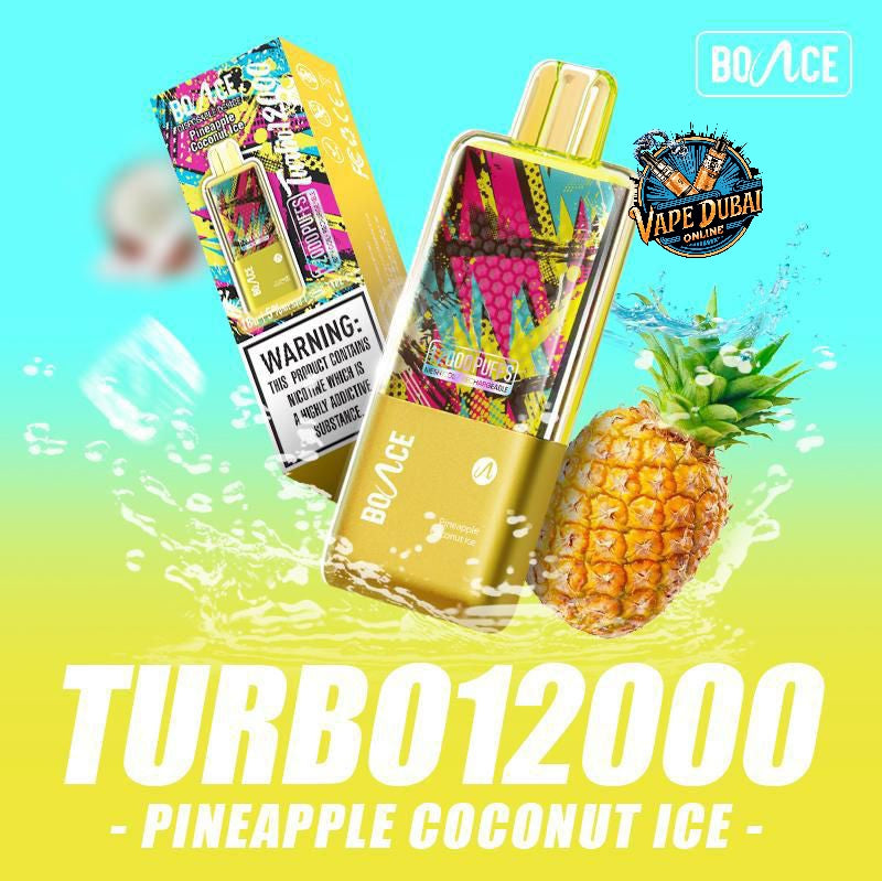 Bounce Turbo 12000 Puffs Disposable Vape – 5% Nicotine Dubai UAE