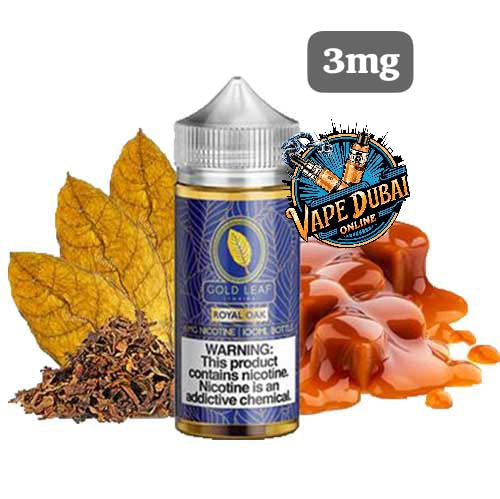 GOLD LEAF E-Liquid 100ml 3mg & 6mg – Premium Vape Juice Dubai UAE