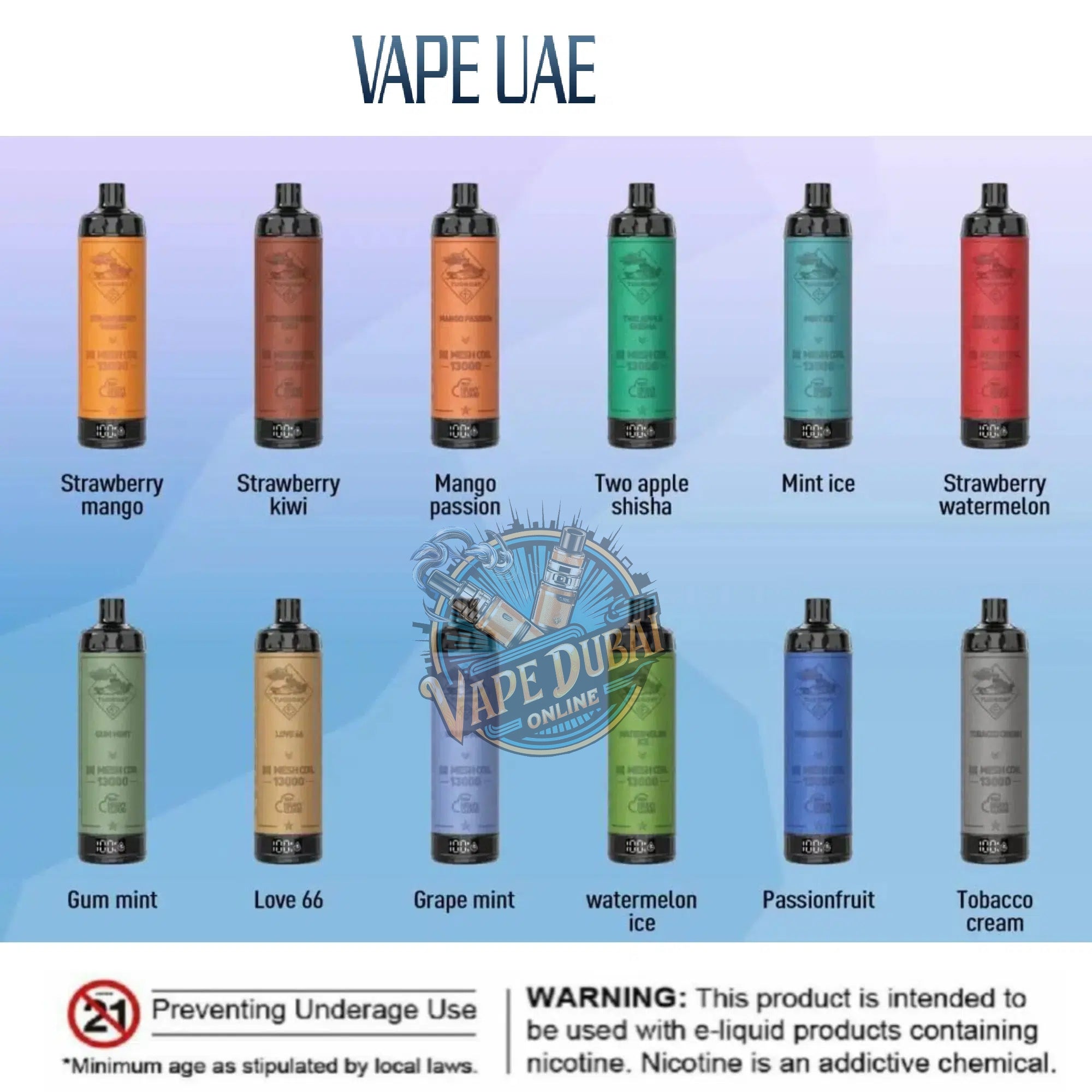 Tugboat Royal 13000 Puffs Disposable Vape 5% Nicotine – Dubai UAE