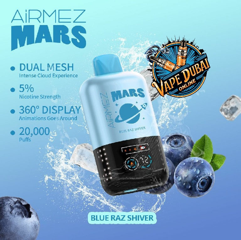 Airmez Mars 20000 Puffs Vape | Rechargeable Disposable in Dubai