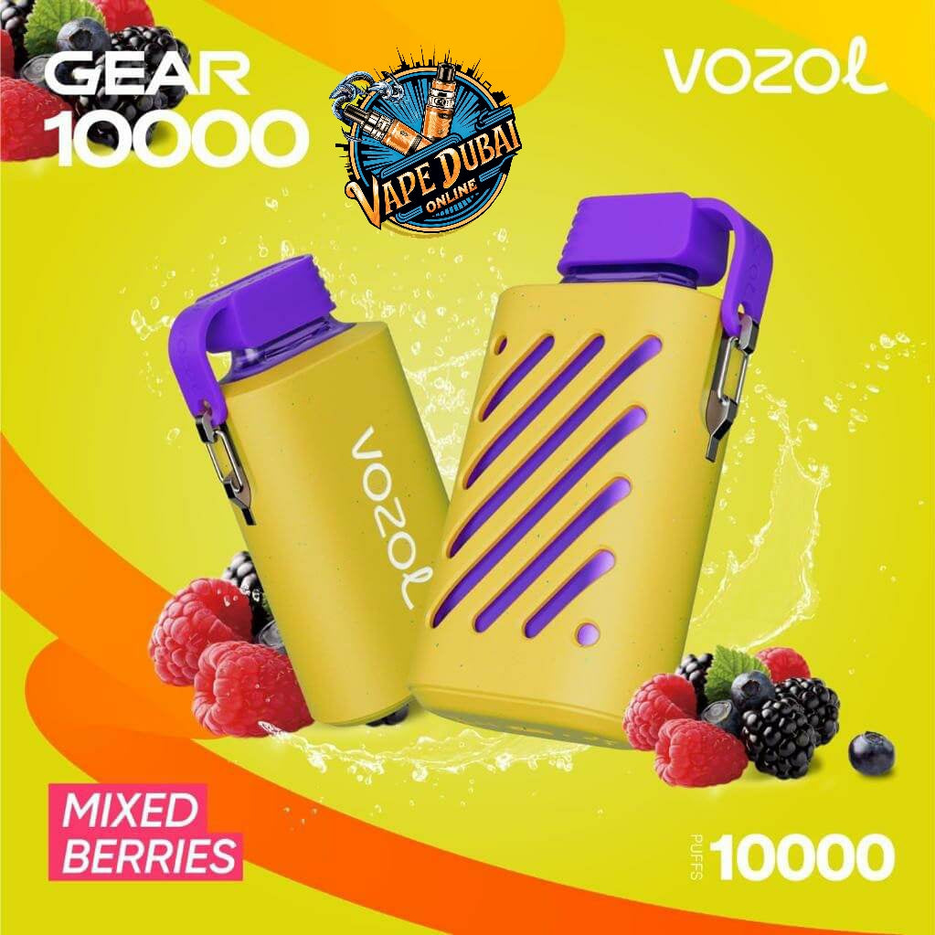 VOZOL Gear 10000 Puffs Vape – Green Blast, 5%, Type-C | Dubai, UAE