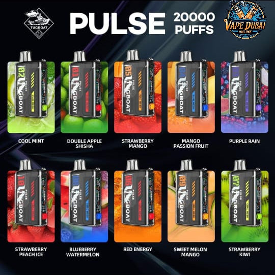 Tugboat Pulse 20000 Puffs Disposable Vape with LED – Dubai UAE