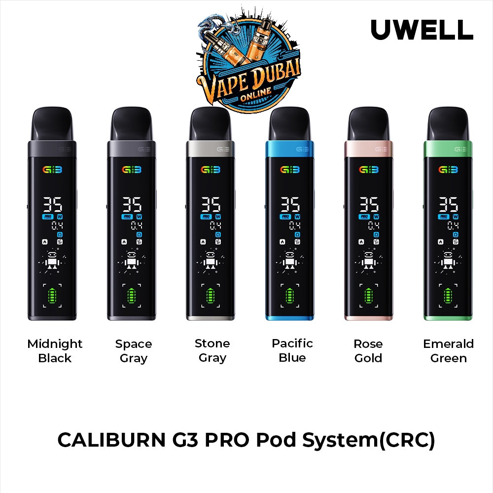 Uwell Caliburn G3 Pro Pod Kit 35W Full Screen Vape – Dubai UAE