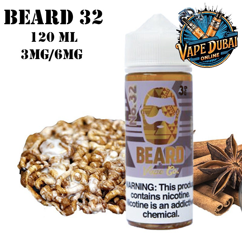 Beard Vape Co E-Liquid 120ml 3mg & 6mg – Best Flavors in Dubai