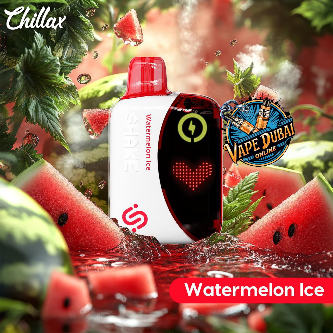 Chillax Shake 22000 Puffs Disposable Vape 5% Nicotine Dubai UAE