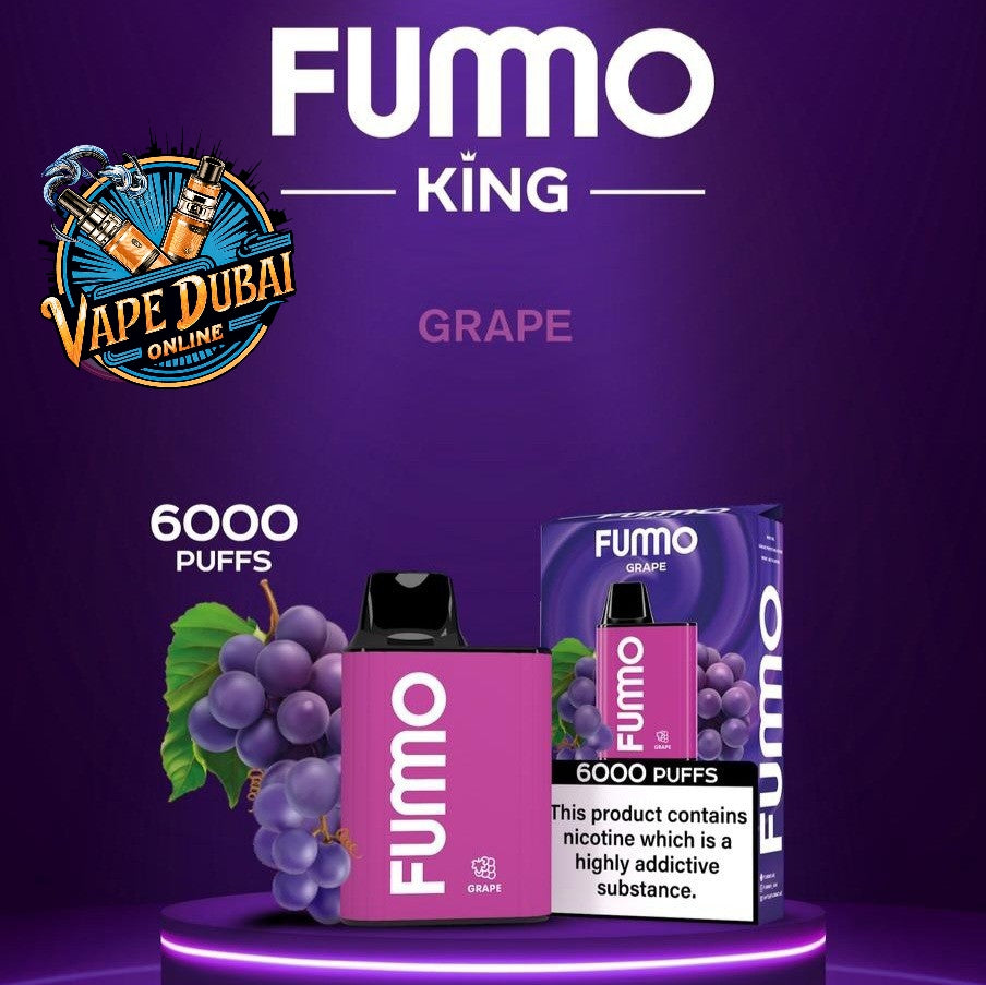 Fummo King 6000 Puffs Disposable Vape 2% Nicotine Dubai UAE
