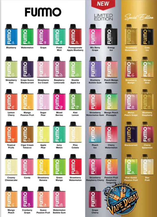 Fummo King 6000 Puffs Disposable Vape 2% Nicotine Dubai UAE
