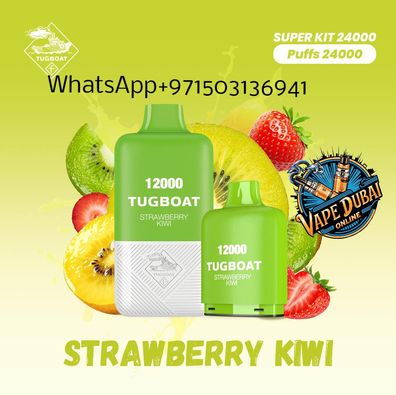 Tugboat Super Kit 24000 Puffs Disposable Vape | Buy in Dubai UAE