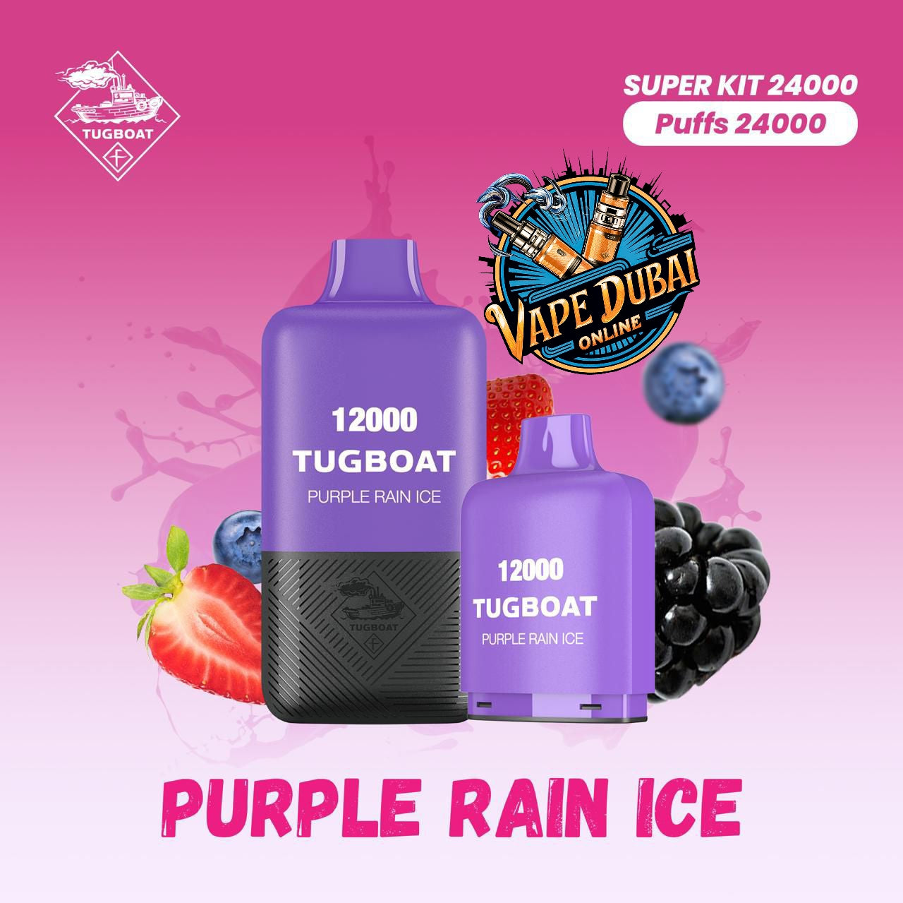 Tugboat Super Kit 24000 Puffs Disposable Vape | Buy in Dubai UAE