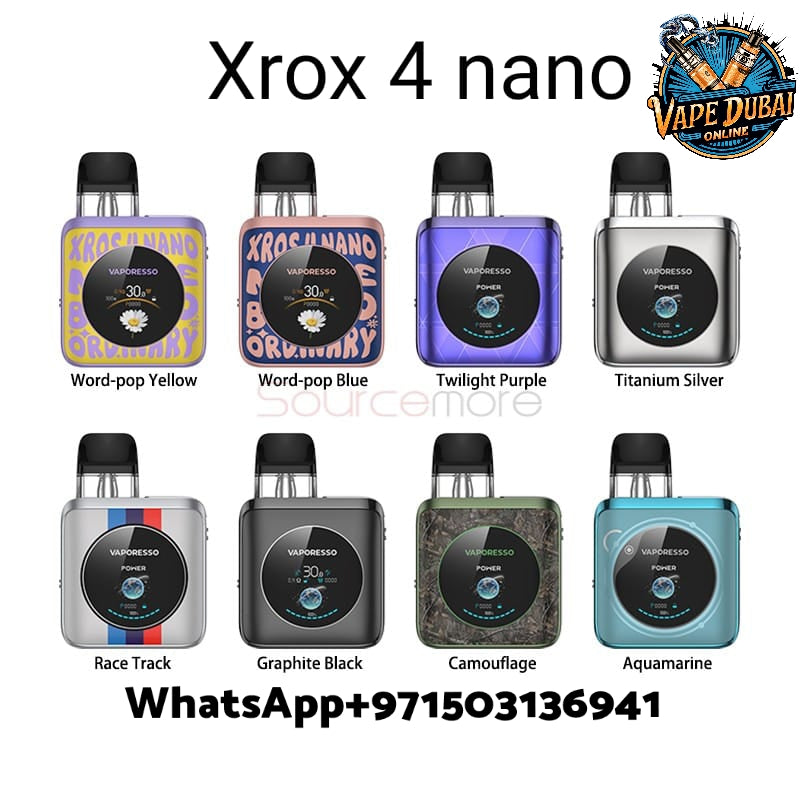 Vaporesso XROS 4 Nano Pod Kit 30W 1350mAh – Dubai UAE