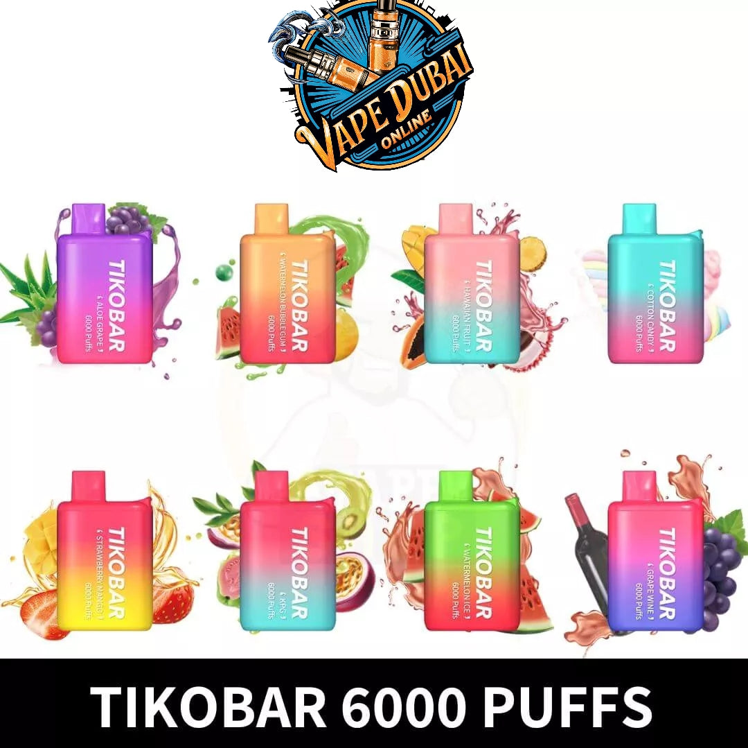 Tikobar 6000 Puffs Disposable Vape 5% Nic Salt – Dubai UAE