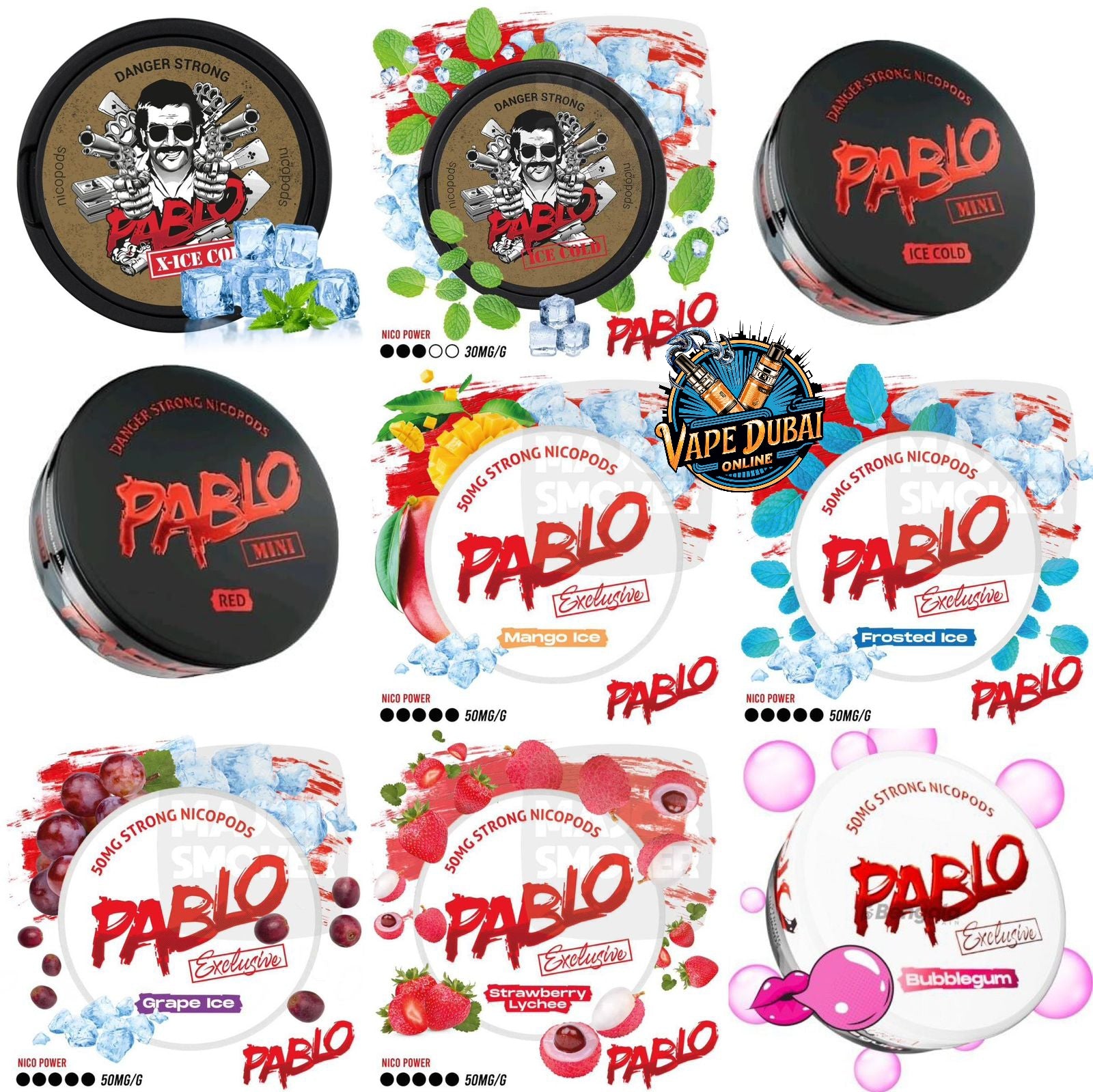 Pablo Nicotine Pouches – High Strength Snus in Dubai UAE
