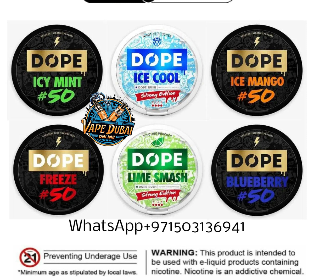 Buy Dope Nicotine Pouches in Dubai UAE | Tobacco-Free & Discreet Use