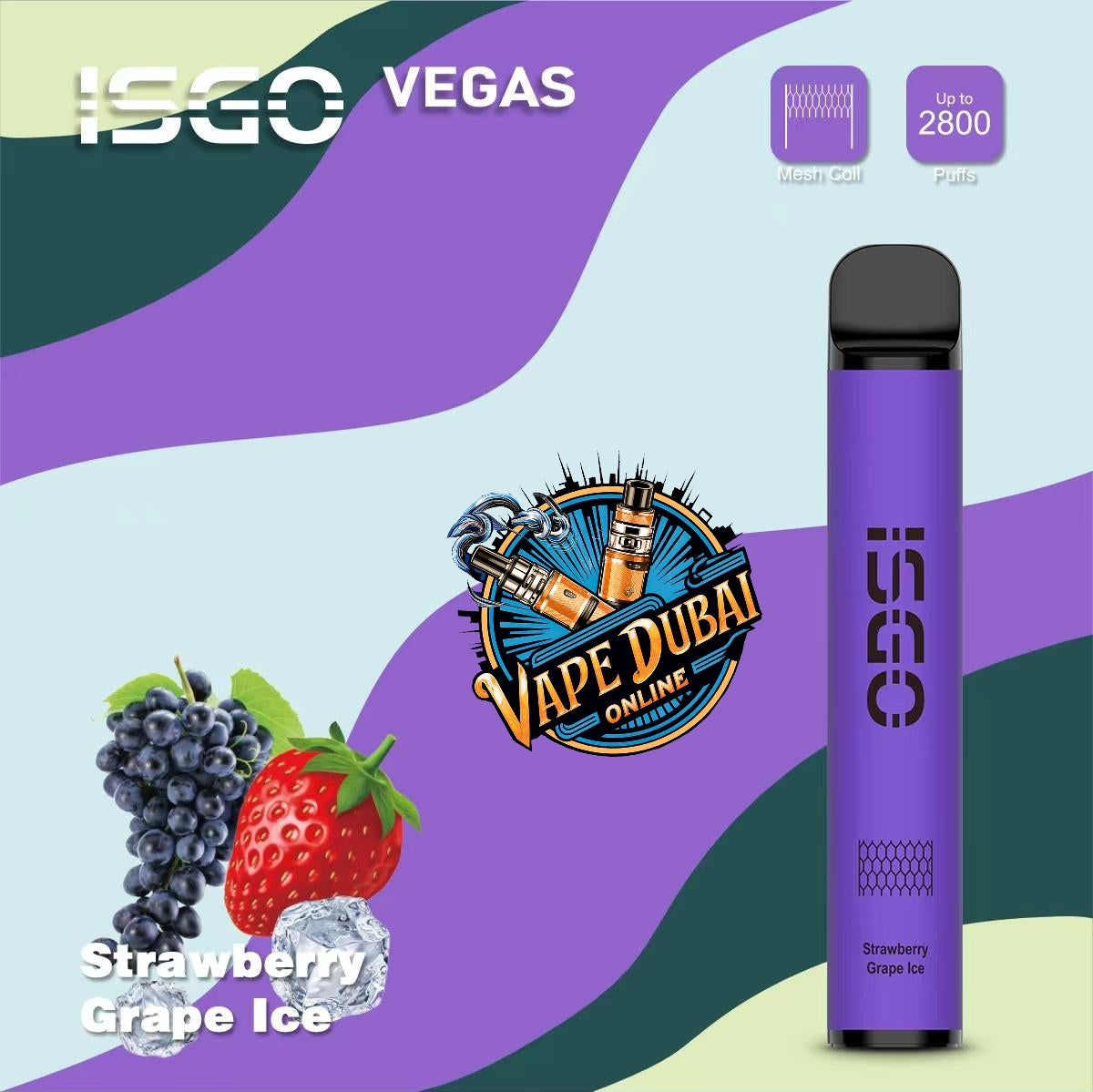 ISGO Vegas 2800 Puffs Disposable Vape 20mg – Dubai UAE