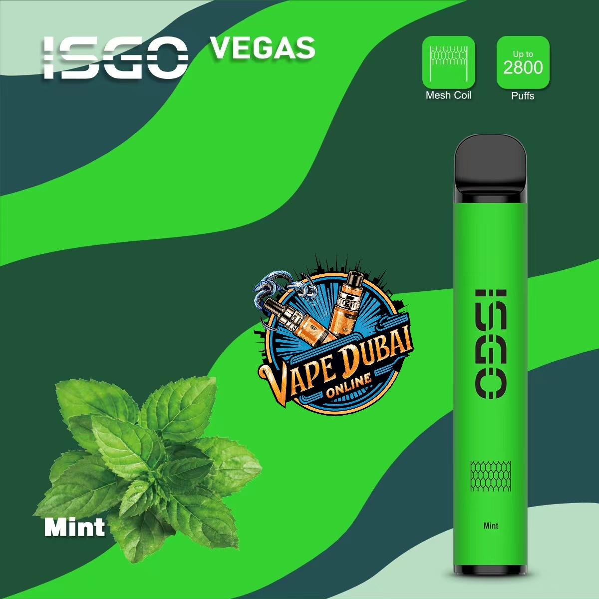 ISGO Vegas 2800 Puffs Disposable Vape 20mg – Dubai UAE