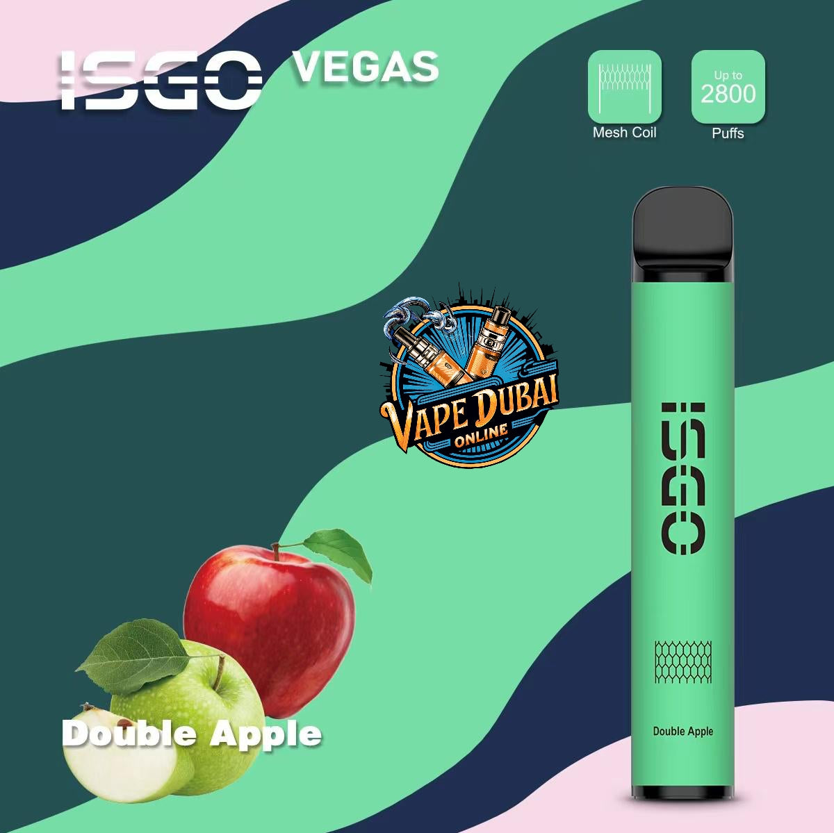 ISGO Vegas 2800 Puffs Disposable Vape 20mg – Dubai UAE