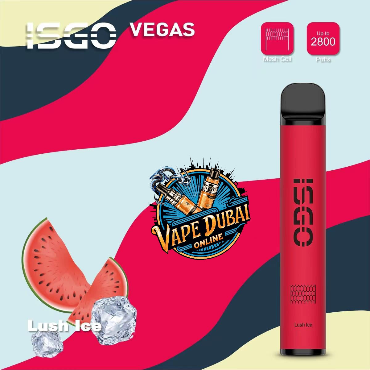 ISGO Vegas 2800 Puffs Disposable Vape 20mg – Dubai UAE