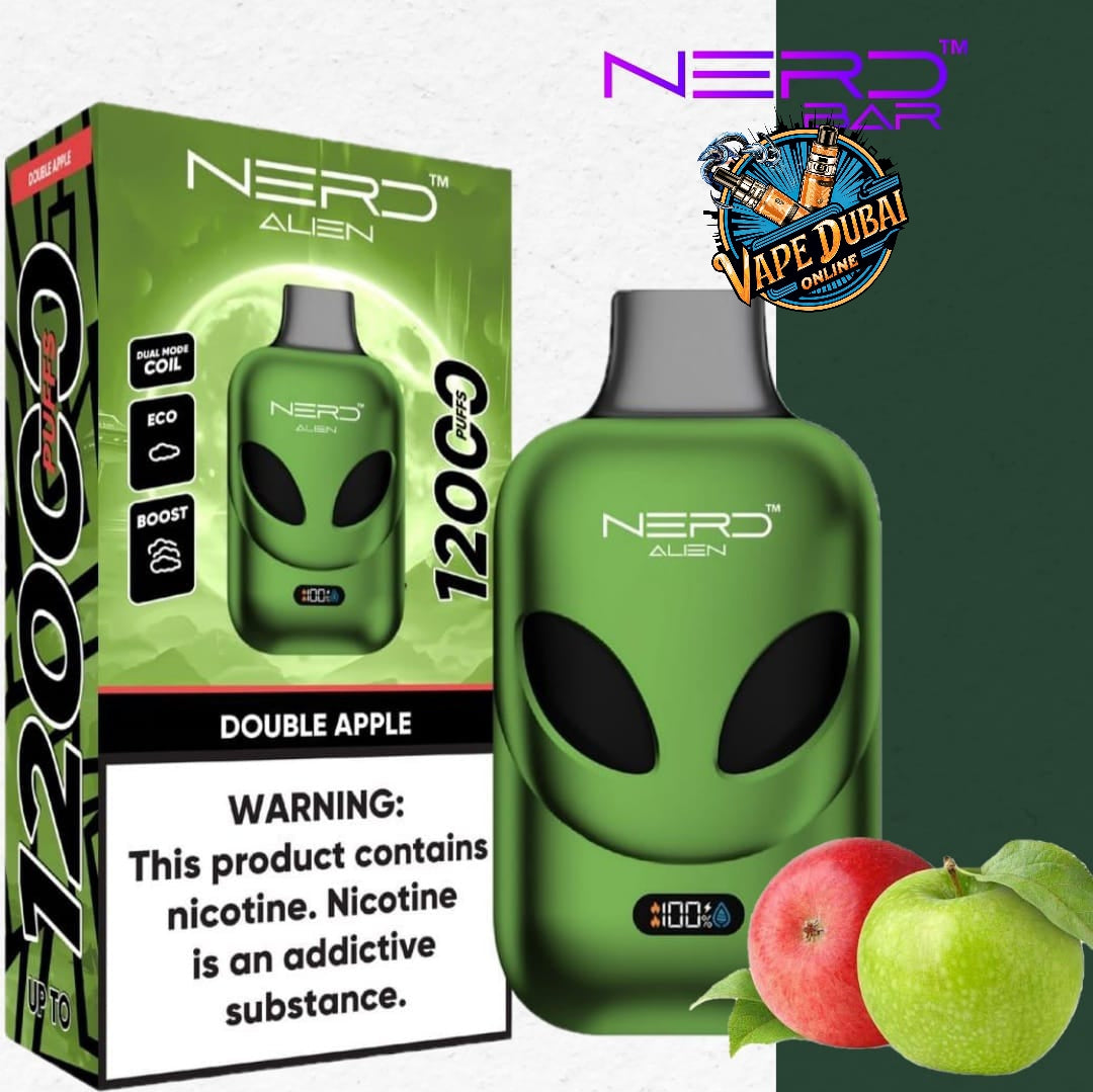 Nerd Alien 12000 Puffs Vape with LCD – Buy in Dubai, UAE Online