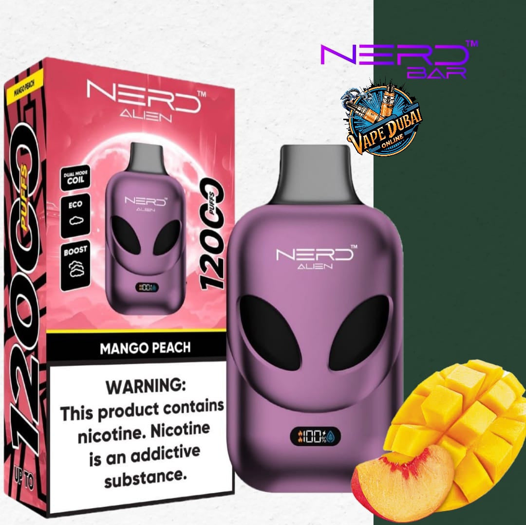 Nerd Alien 12000 Puffs Vape with LCD – Buy in Dubai, UAE Online