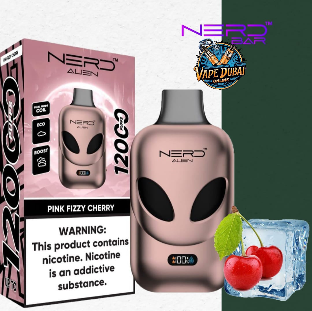 Nerd Alien 12000 Puffs Vape with LCD – Buy in Dubai, UAE Online