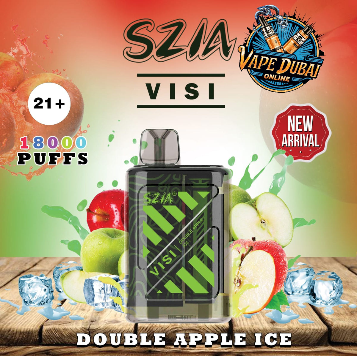 SZIA Visi 18000 Puffs Disposable Vape – 15 Flavors | Dubai Vape