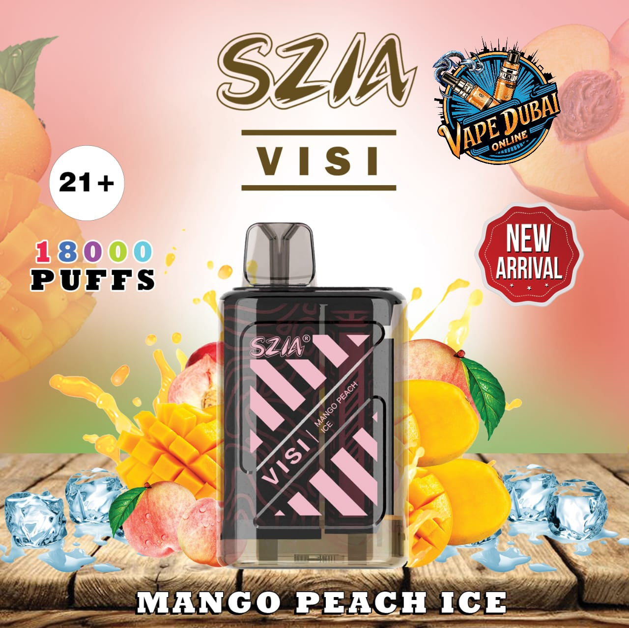 SZIA Visi 18000 Puffs Disposable Vape – 15 Flavors | Dubai Vape