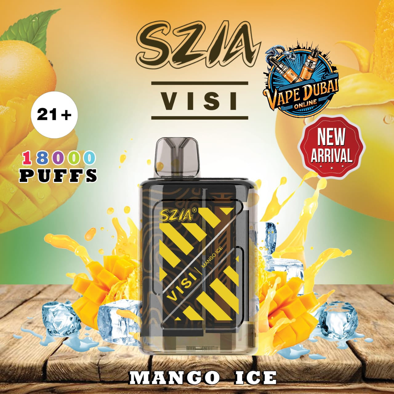 SZIA Visi 18000 Puffs Disposable Vape – 15 Flavors | Dubai Vape