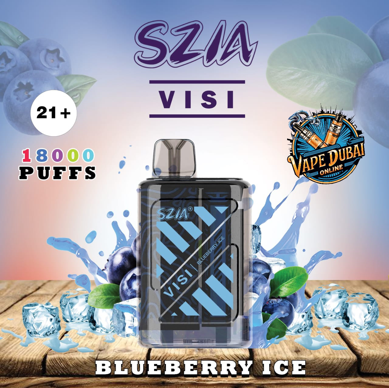 SZIA Visi 18000 Puffs Disposable Vape – 15 Flavors | Dubai Vape
