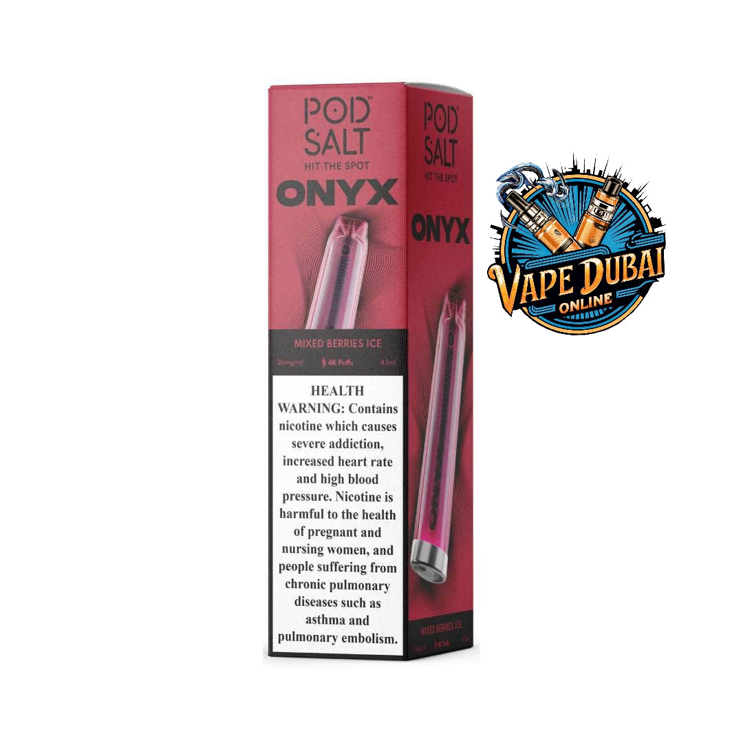POD SALT ONYX 4000 Puffs Disposable Vape – Buy Online in Dubai, UAE