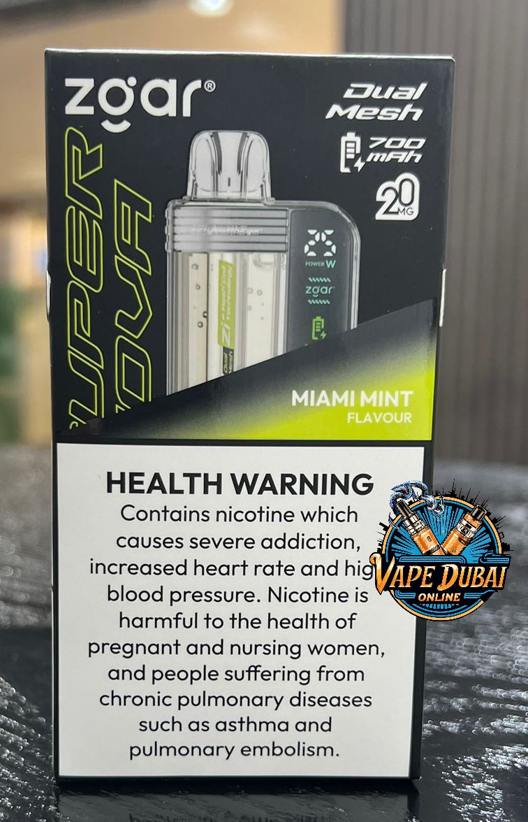 Zgar Super Nova 30000 Puffs Disposable Vape | Buy Online in Dubai UAE