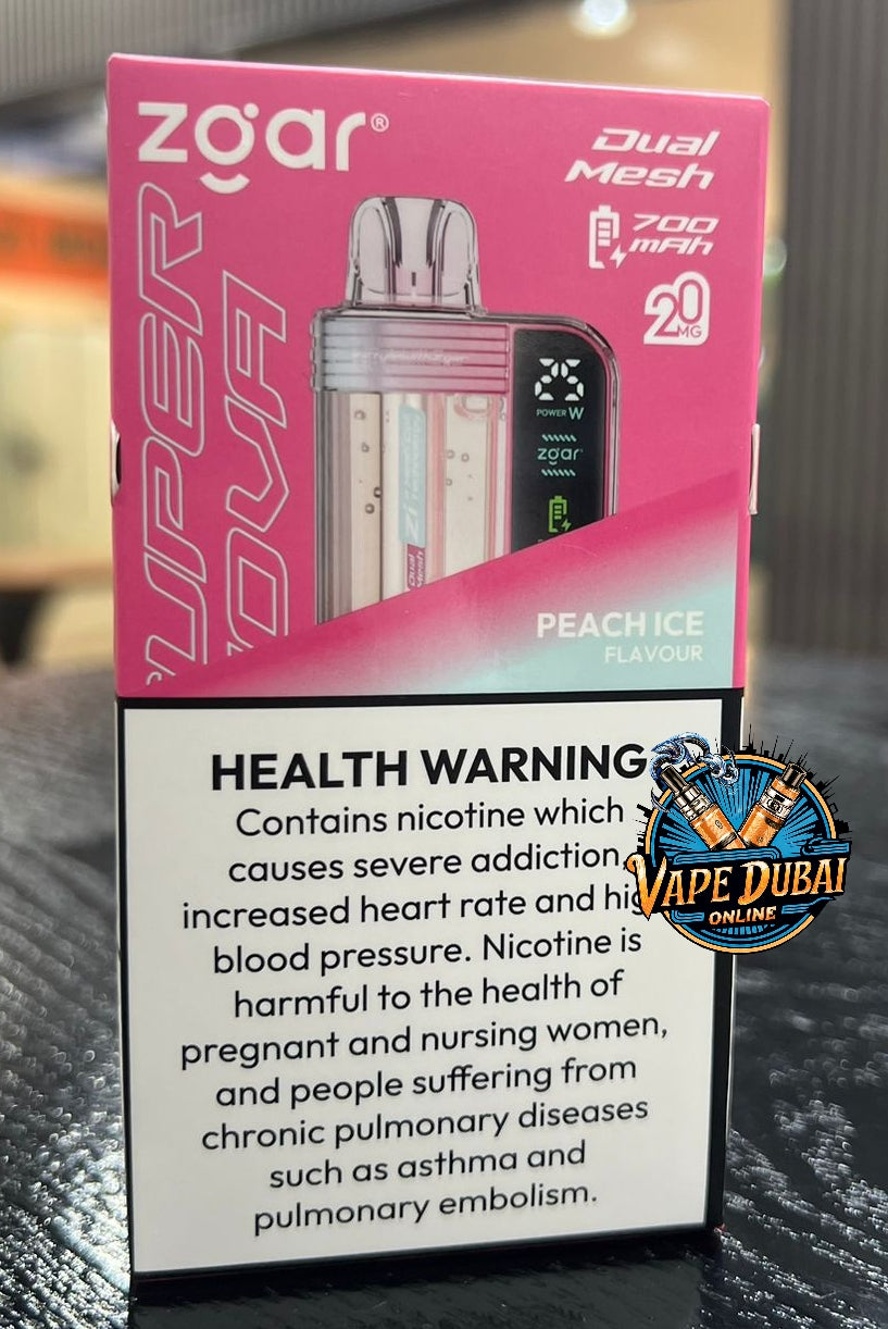 Zgar Super Nova 30000 Puffs Disposable Vape | Buy Online in Dubai UAE