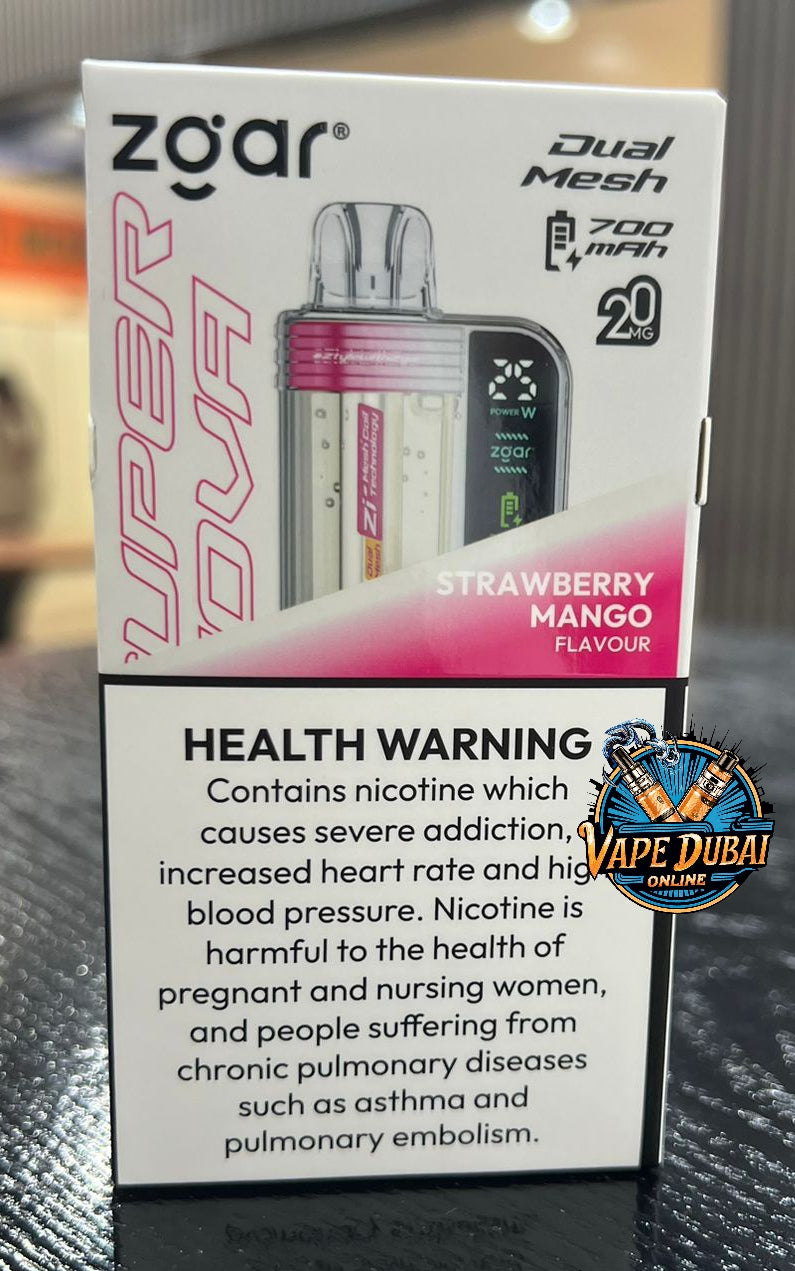 Zgar Super Nova 30000 Puffs Disposable Vape | Buy Online in Dubai UAE