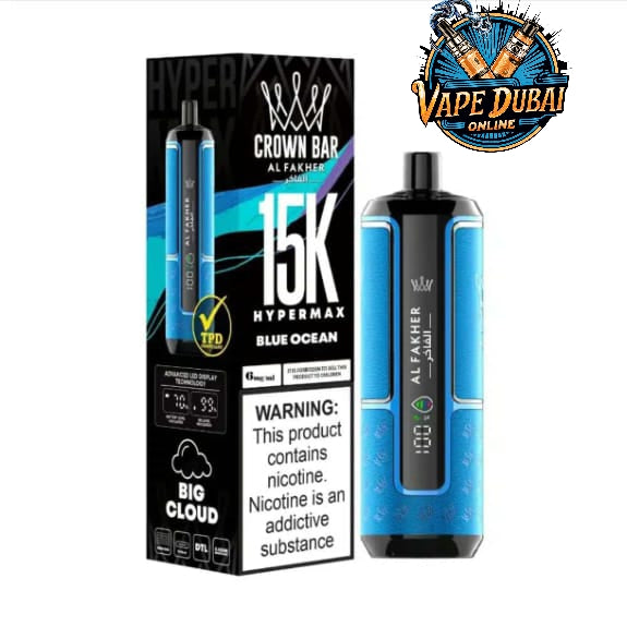 Al Fakher Crown Bar HyperMax 15000 Puffs Disposable Vape – Buy Online in Dubai, UAE