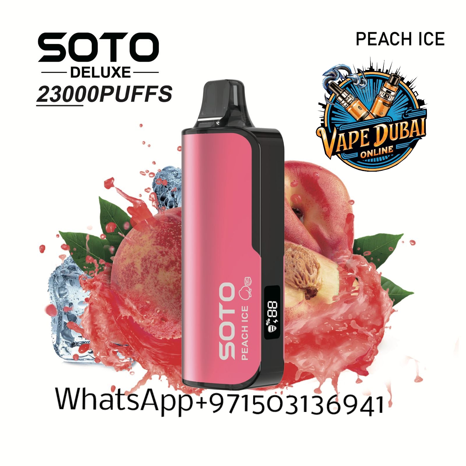 Soto Deluxe 23000 Puffs Disposable Vape – Buy Online in Dubai, UAE